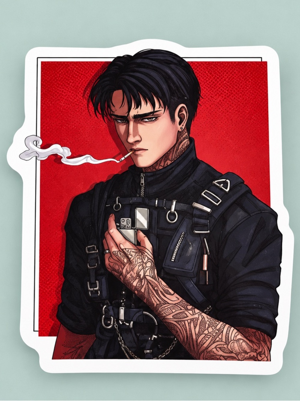 Levi Ackerman | Attack on Titan | Anime Vinyl Sticker